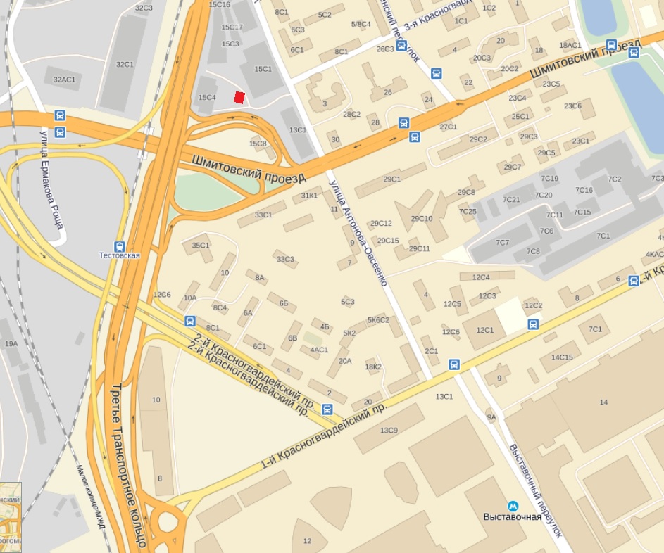 Карта проезда